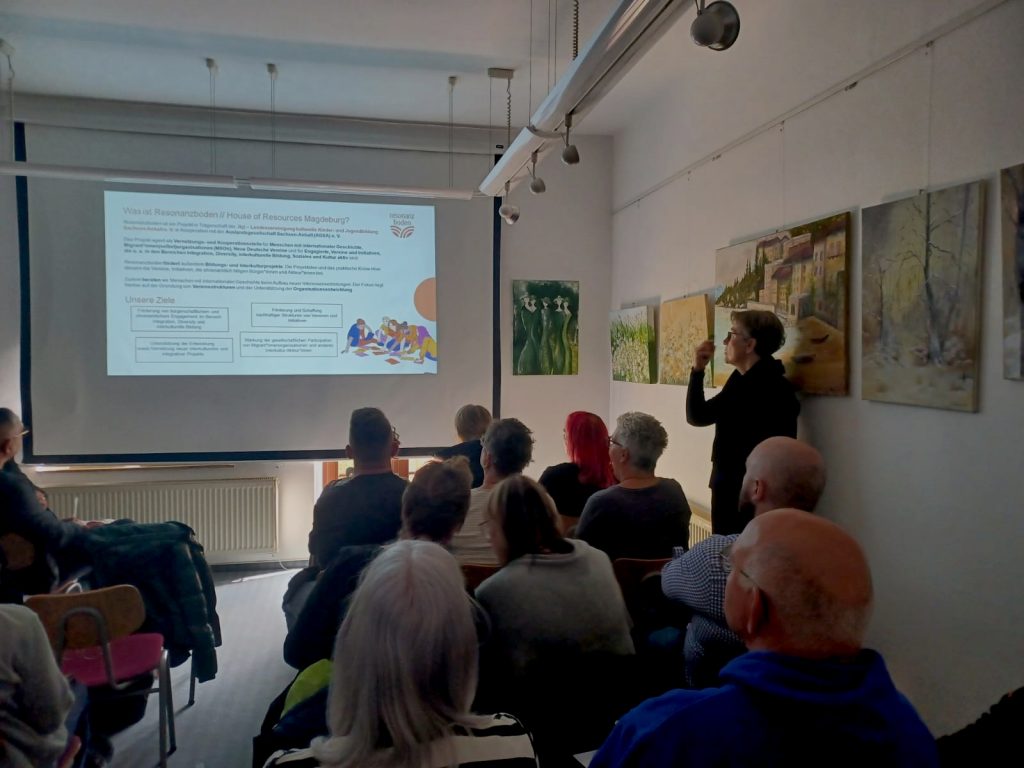 »Kultur macht stark« DreiRat in Genthin am 12.03.2025 | Vorstellung Förderung durch Resonanzboden//HoR Magdeburg | Foto: S. Renner